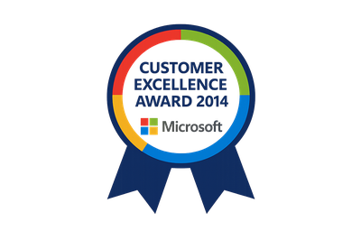 CUSTOMER EXCELLENCE AWARD 2014